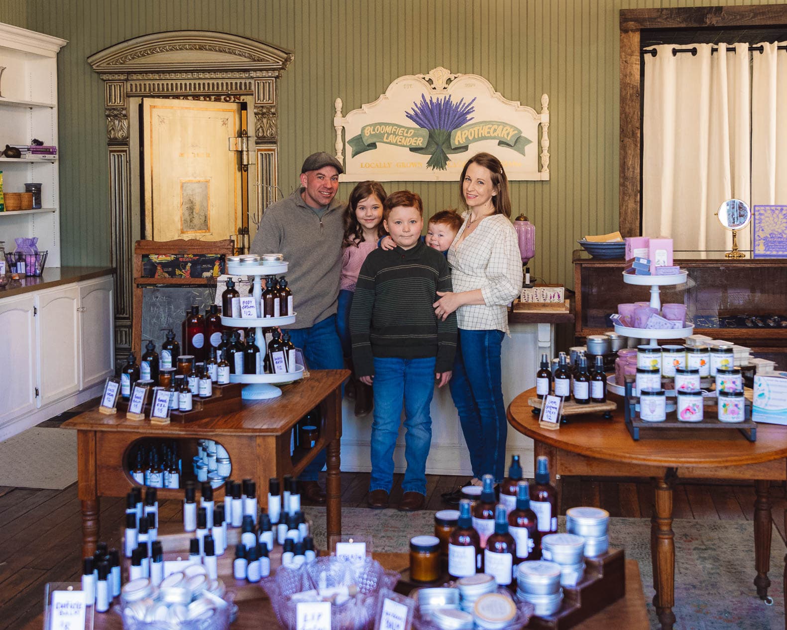 Bloomfield Schoolhouse Lavender, LaGrange County, Indiana